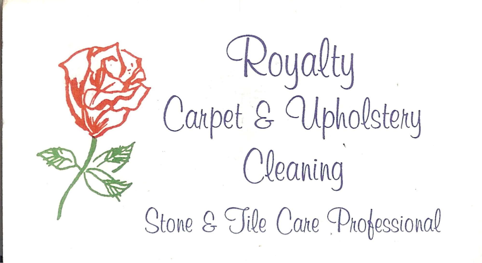 Original Royalty Carpet and Tile Logo from 1986